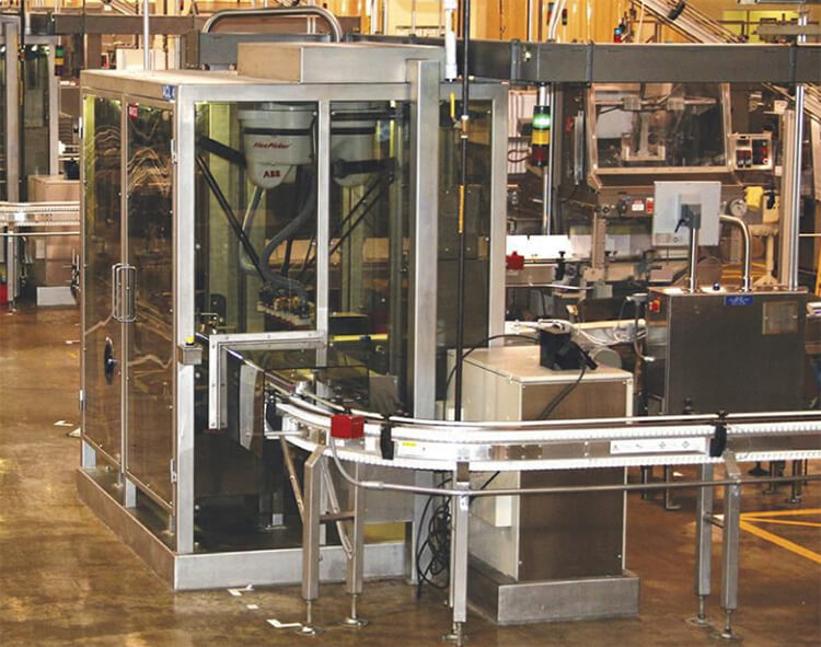 The modern factory floor, with robotics!